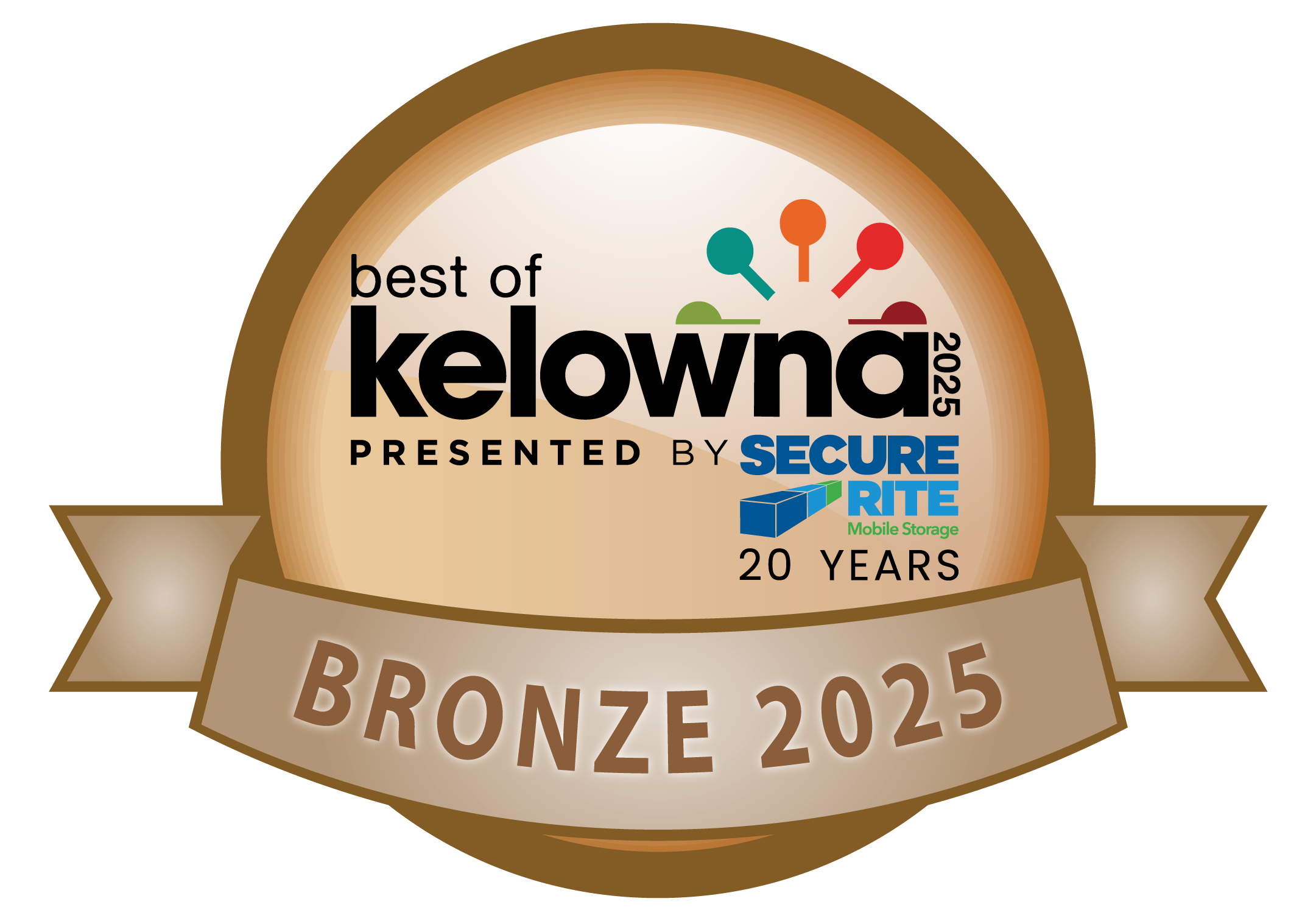 2025 Best of Kelowna Bronze Best Hair Extensions Badge