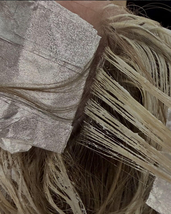 hair foiling hair foiling